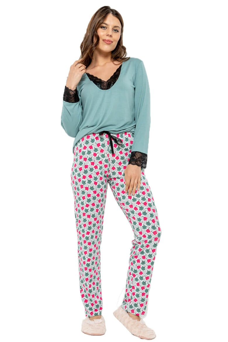 Uniconf Pijama dama din modal PFV56IMP104 - Pled.ro