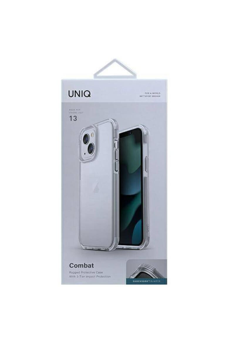 uniq Husa de protectie Combat pentru iPhone 13 Crystal Clear - Pled.ro