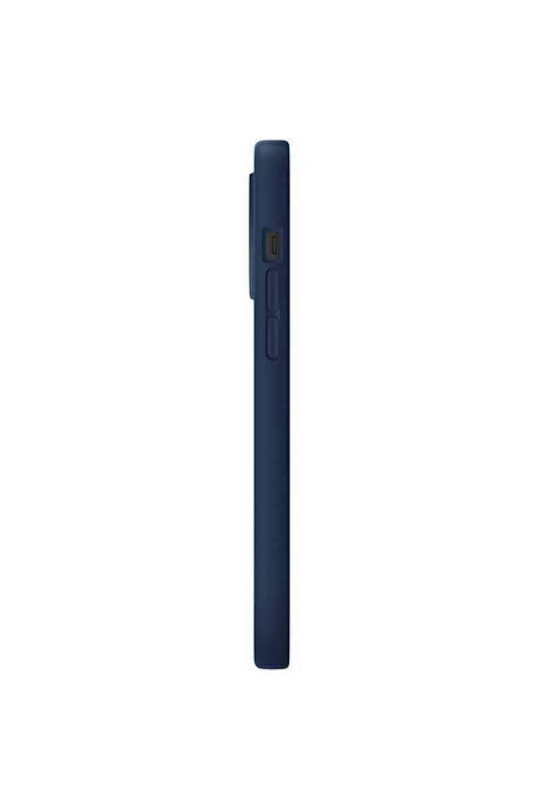 uniq Husa de protectie Lino pentru iPhone 13 Pro / 13 Marine Blue - Pled.ro