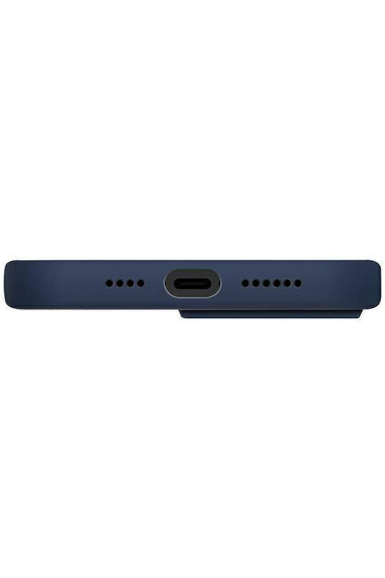 uniq Husa de protectie Lino pentru iPhone 14 Plus Marine Blue - Pled.ro