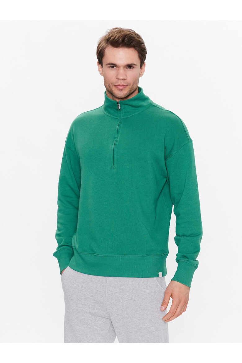 United Colors of Benetton Bluza barbati Bumbac Verde - Pled.ro