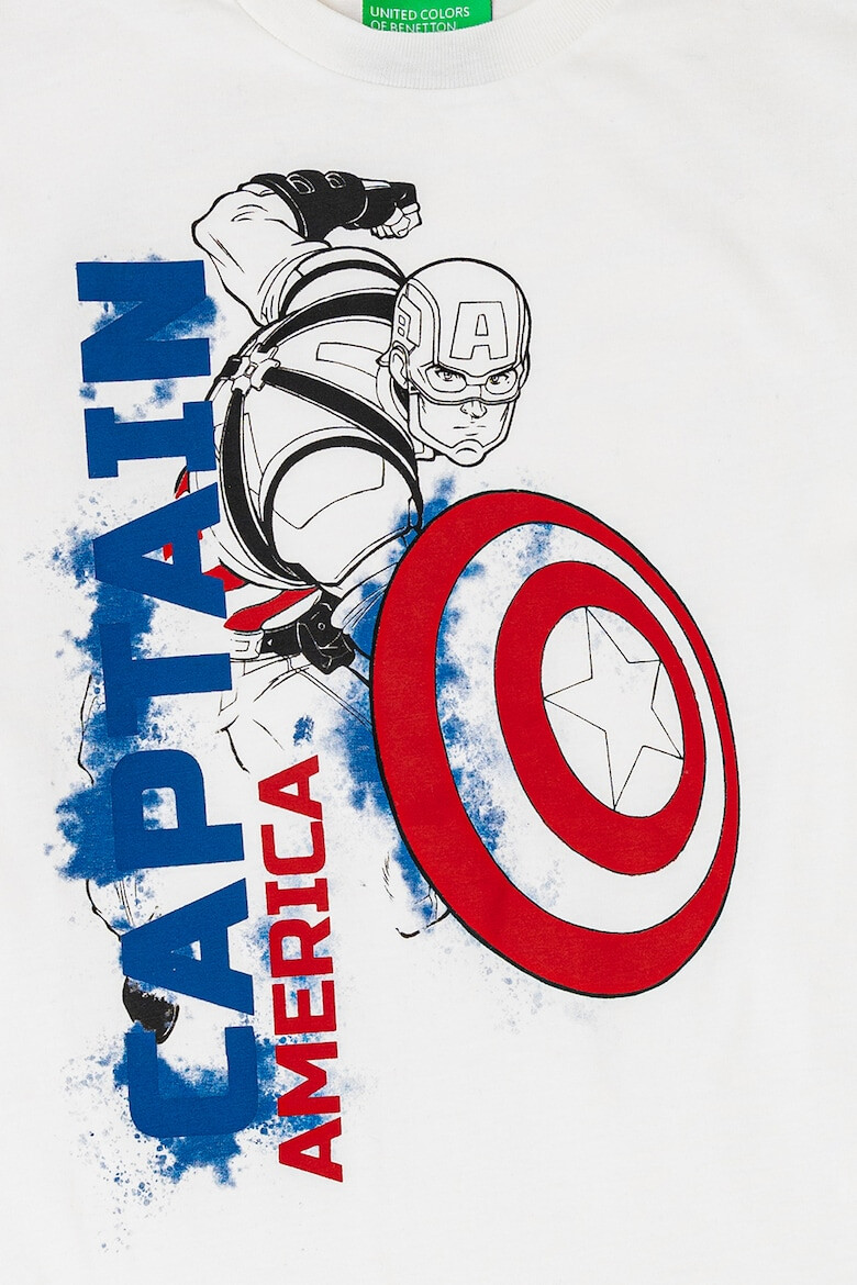 United Colors of Benetton Bluza cu imprimeu Captain America - Pled.ro