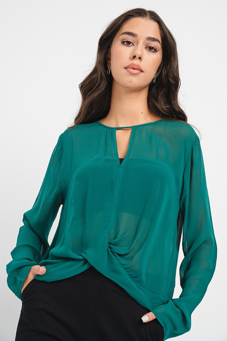 United Colors of Benetton Bluza cu perforatii - Pled.ro