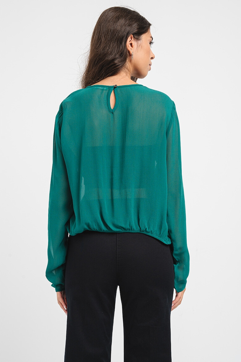 United Colors of Benetton Bluza cu perforatii - Pled.ro