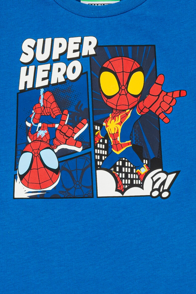 United Colors of Benetton Bluza de bumbac cu imprimeu Spider-Man - Pled.ro