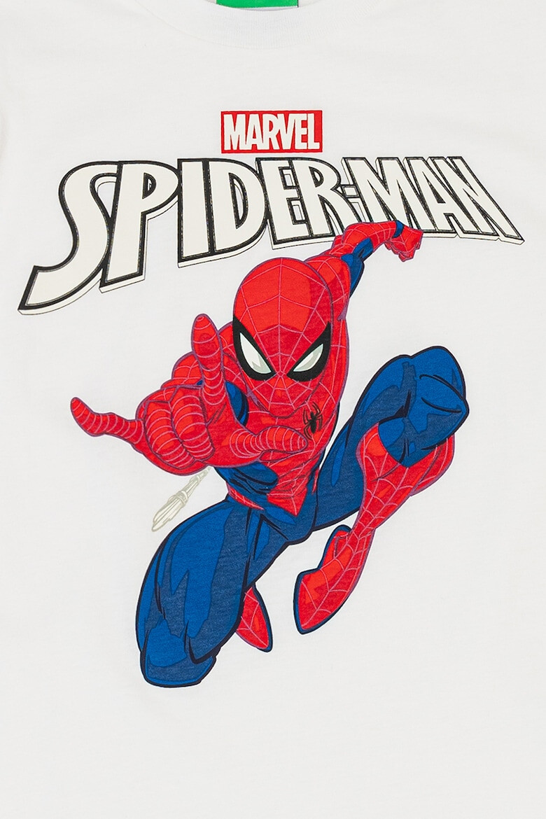 United Colors of Benetton Bluza de bumbac cu imprimeu Spider-Man - Pled.ro