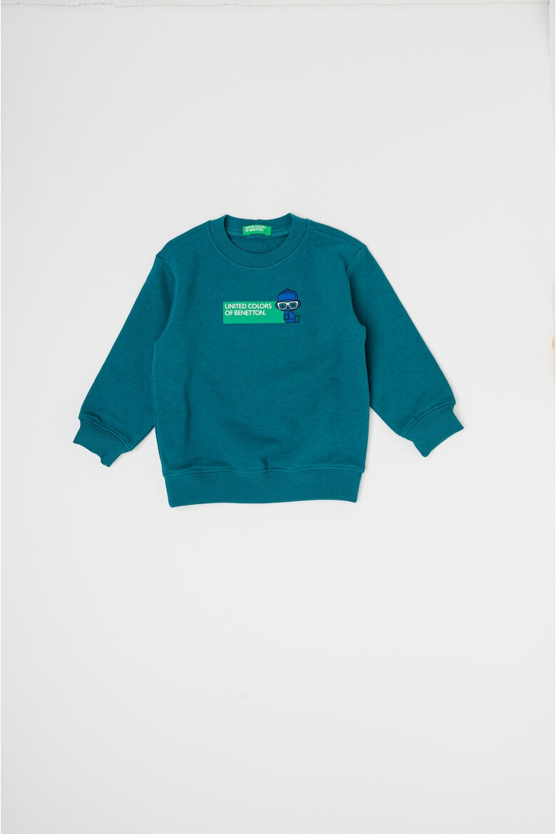 United Colors of Benetton Bluza de trening cu logo - Pled.ro