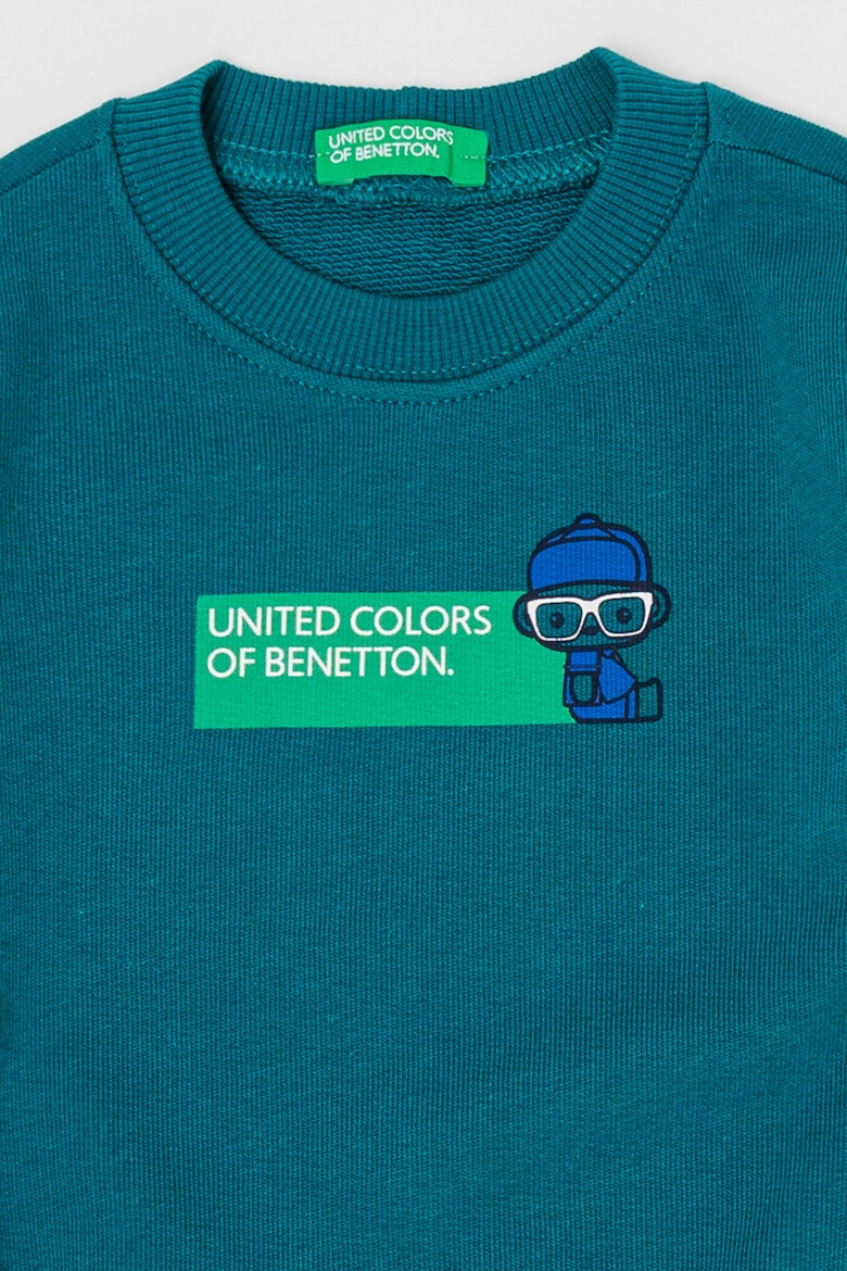 United Colors of Benetton Bluza de trening cu logo - Pled.ro