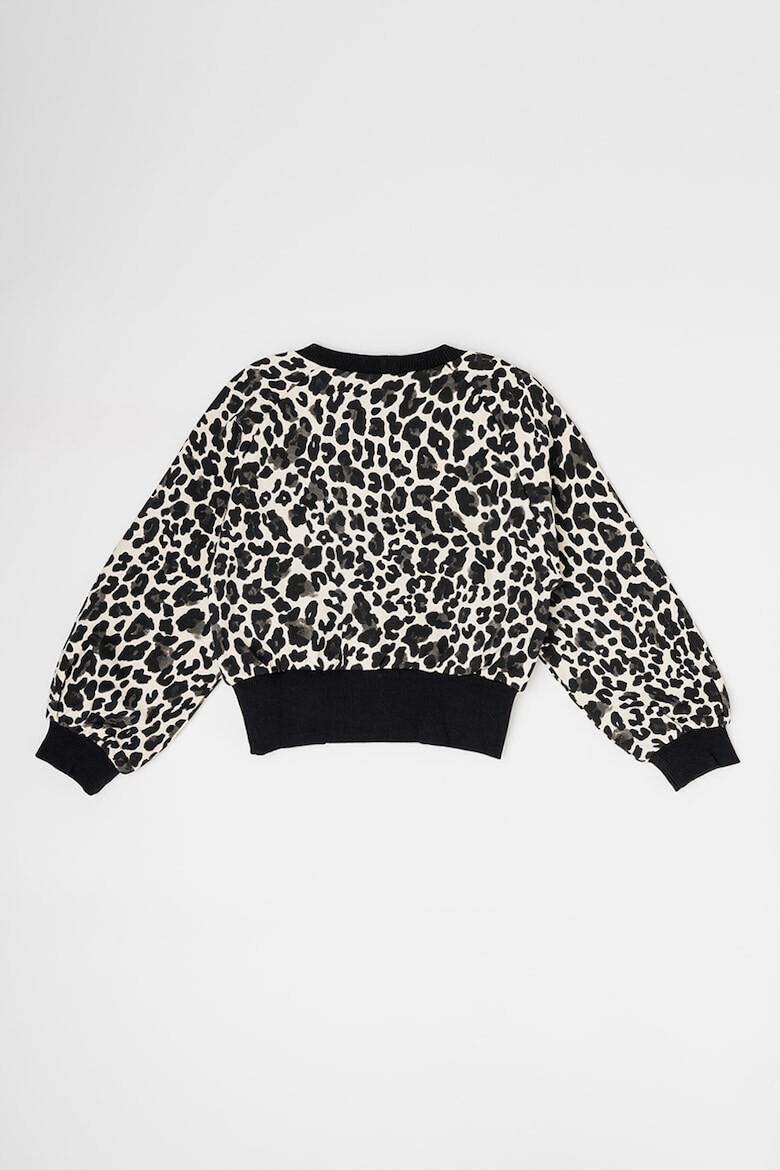 United Colors of Benetton Bluza de trening relaxed fit cu animal print - Pled.ro