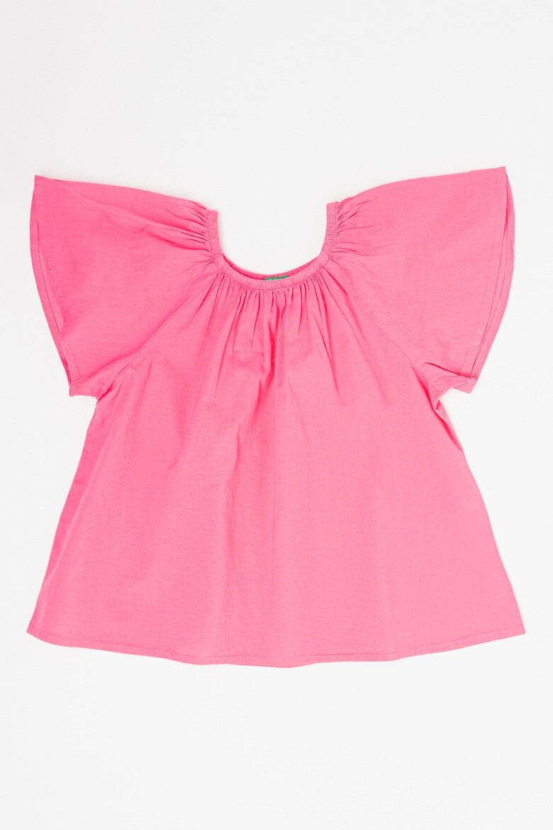 United Colors of Benetton Bluza lejera de bumbac - Pled.ro