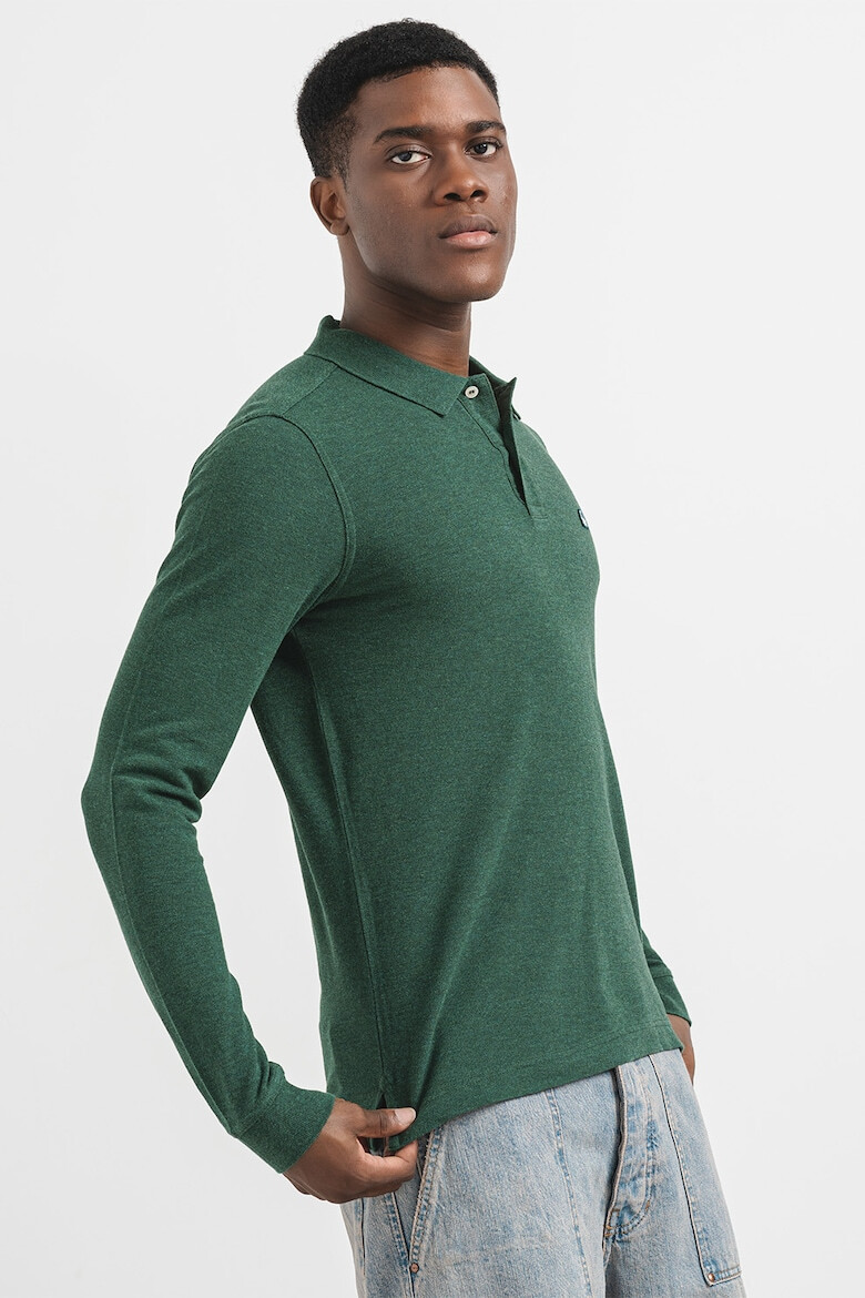 United Colors of Benetton Bluza polo de bumbac - Pled.ro