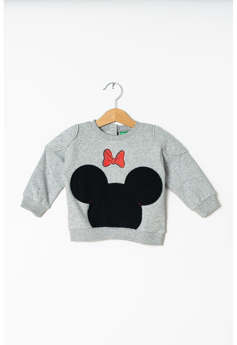 United Colors of Benetton Bluza sport din bumbac Mickey Love - Pled.ro