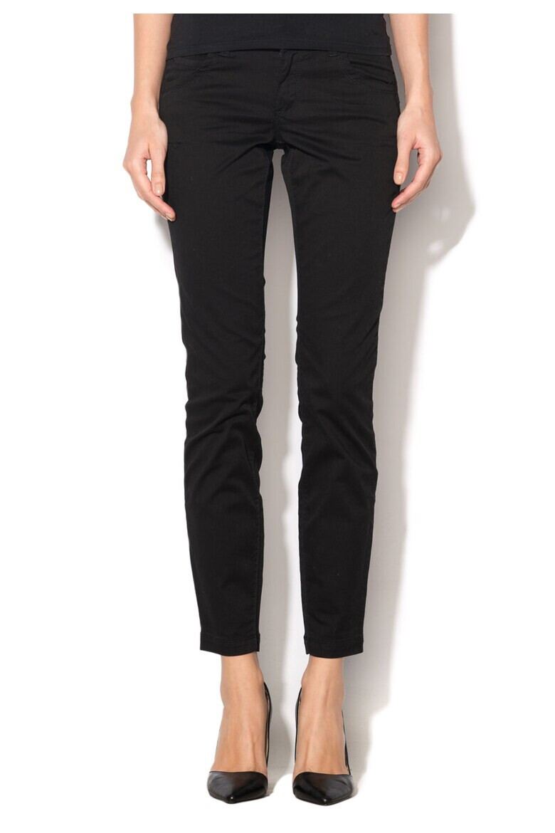 United Colors of Benetton Jeansi negri skinny - Pled.ro