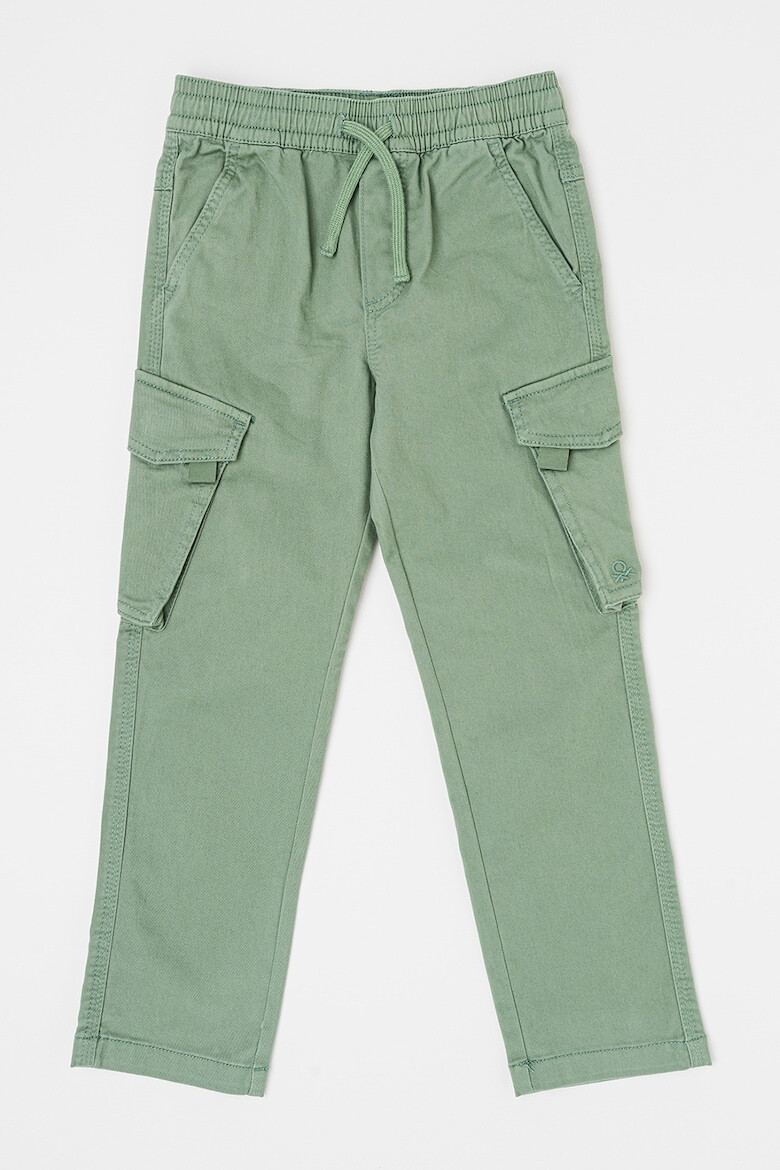 United Colors of Benetton Pantaloni cargo cu snururi - Pled.ro