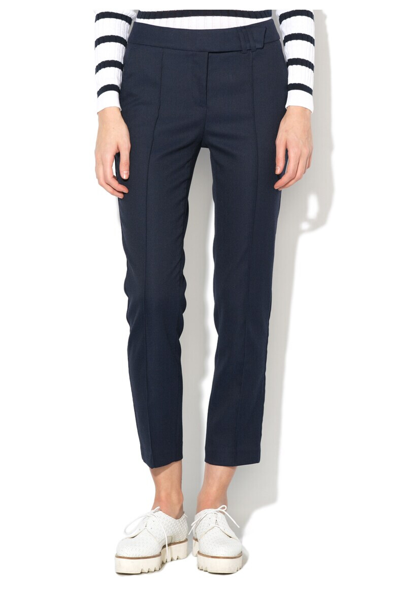 United Colors of Benetton Pantaloni crop bleumarin - Pled.ro