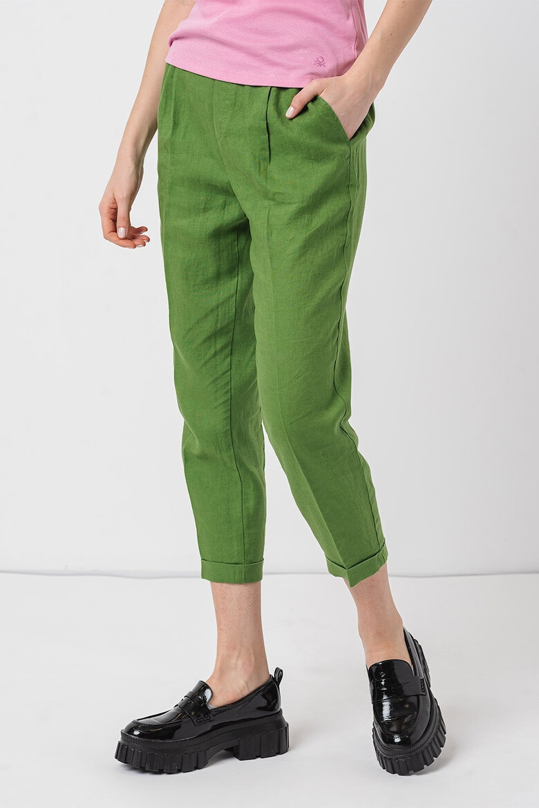 United Colors of Benetton Pantaloni crop de in - Pled.ro