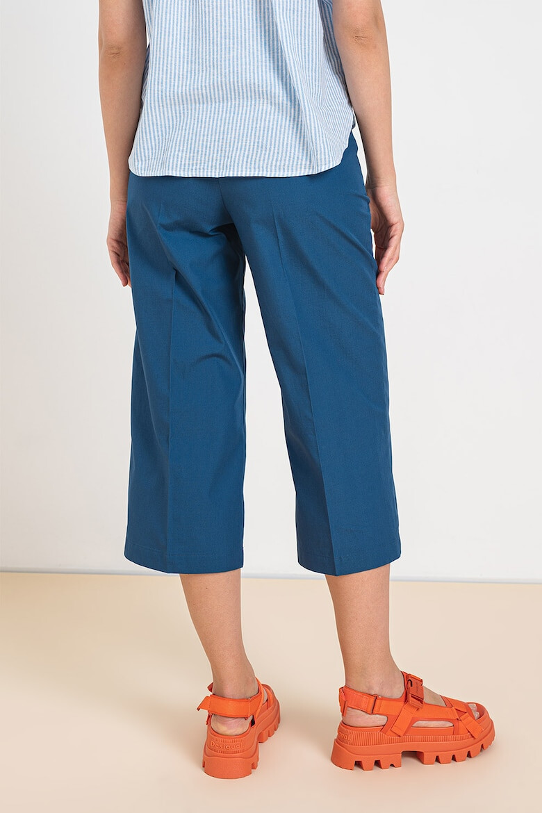 United Colors of Benetton Pantaloni culotte cu talie inalta - Pled.ro