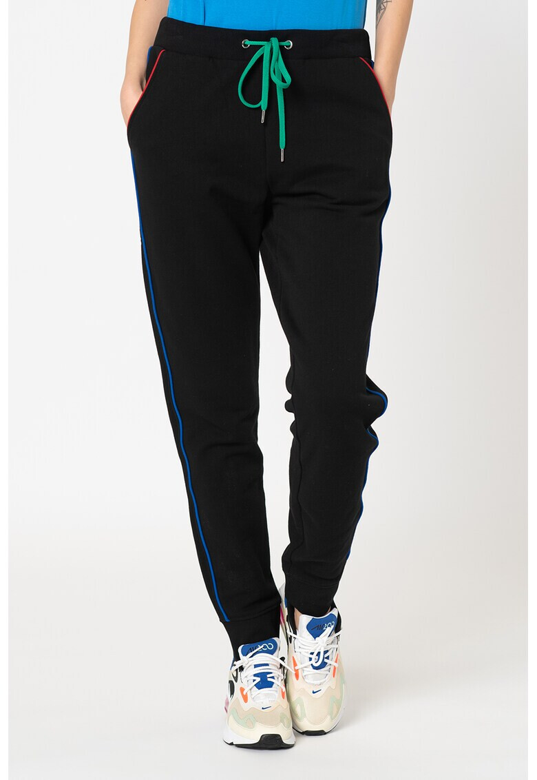 United Colors of Benetton Pantaloni jogger cu snururi in talie - Pled.ro