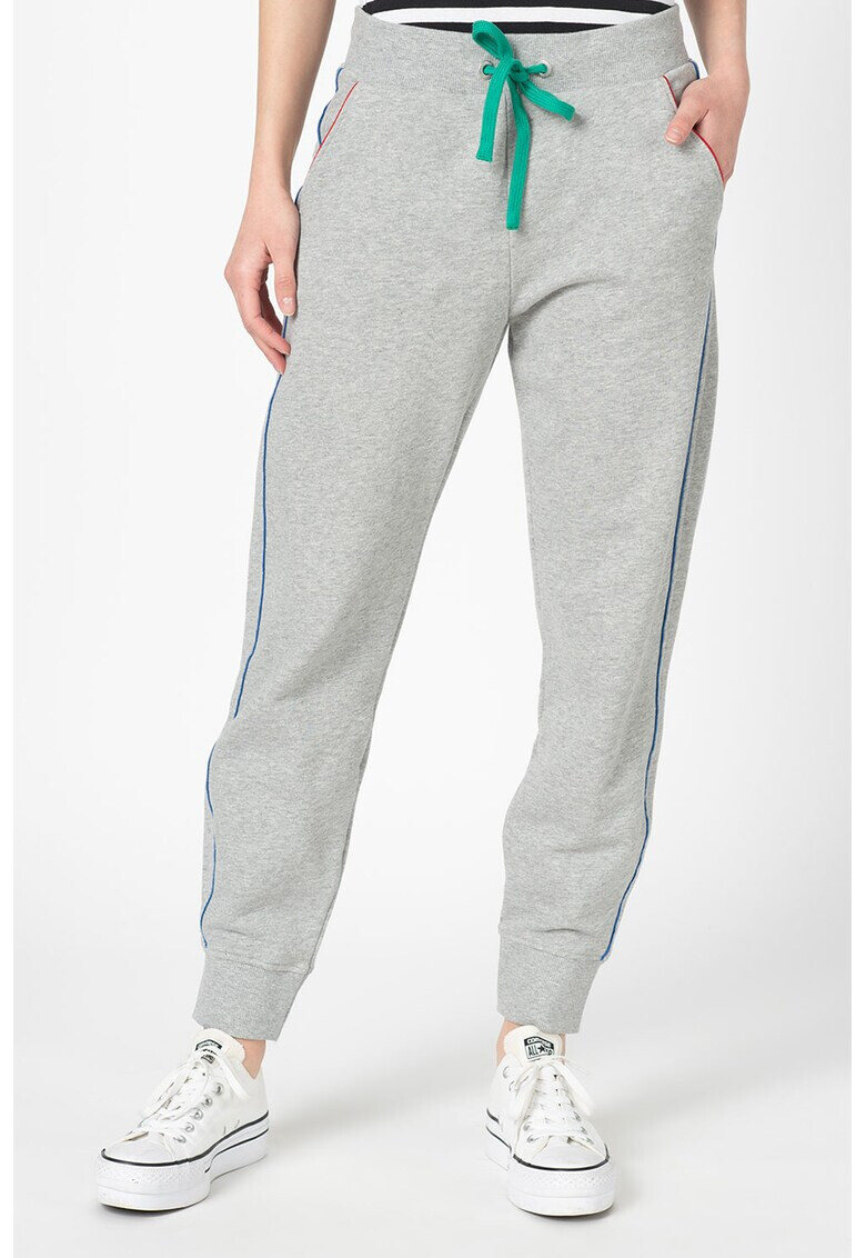 United Colors of Benetton Pantaloni jogger cu snururi in talie - Pled.ro