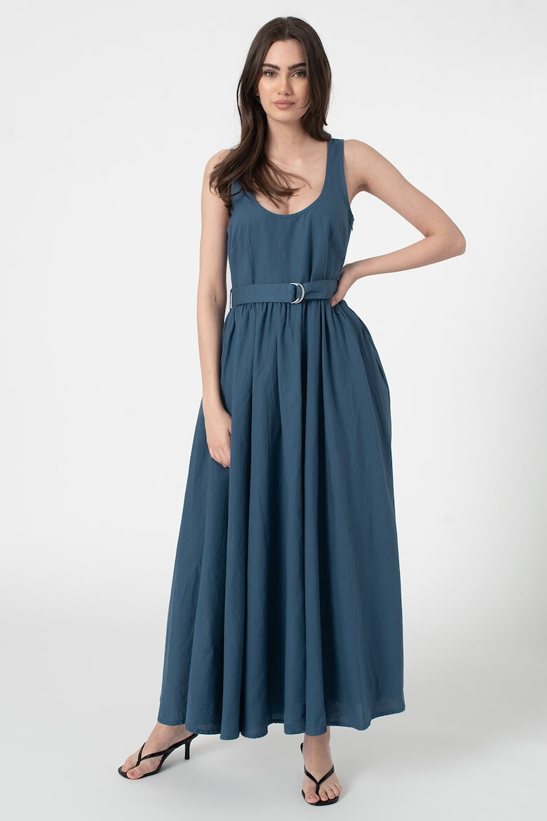 United Colors of Benetton Rochie maxi din amestec de in - Pled.ro