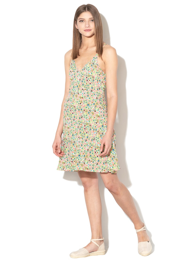 United Colors of Benetton Rochie mini cu model floral - Pled.ro