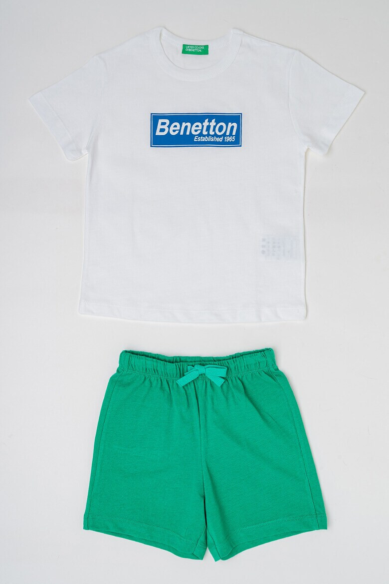 United Colors of Benetton Set de tricou si pantaloni scurti - 2 piese - Pled.ro