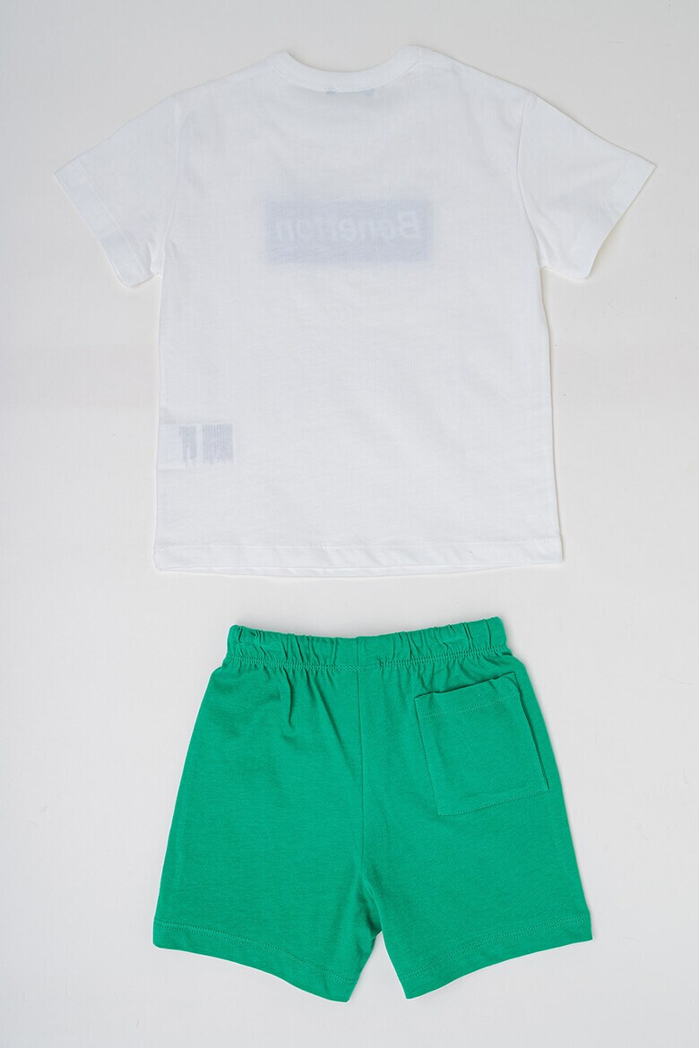 United Colors of Benetton Set de tricou si pantaloni scurti - 2 piese - Pled.ro