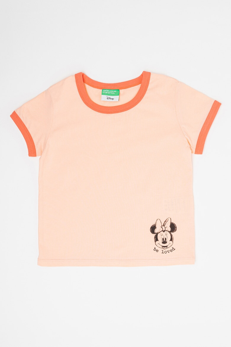 United Colors of Benetton Tricou cu decolteu la baza gatului si tematica Disney - Pled.ro