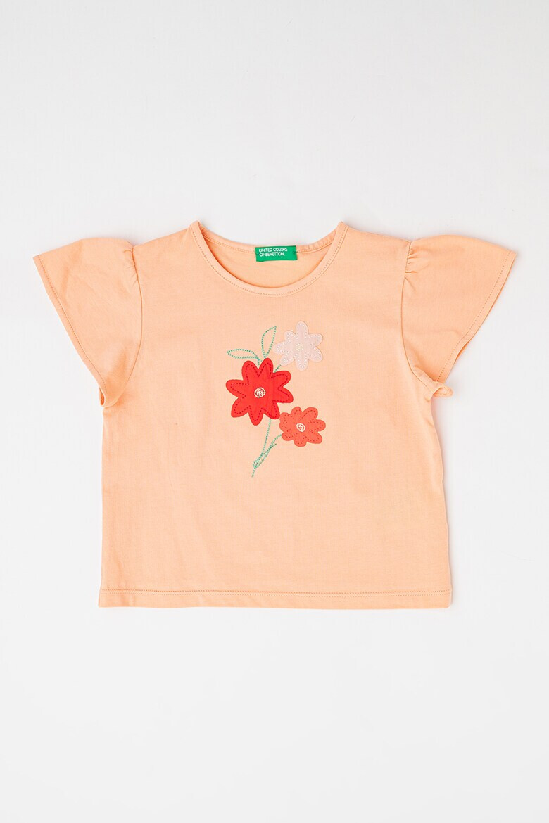 United Colors of Benetton Tricou cu maneci butterfly - Pled.ro