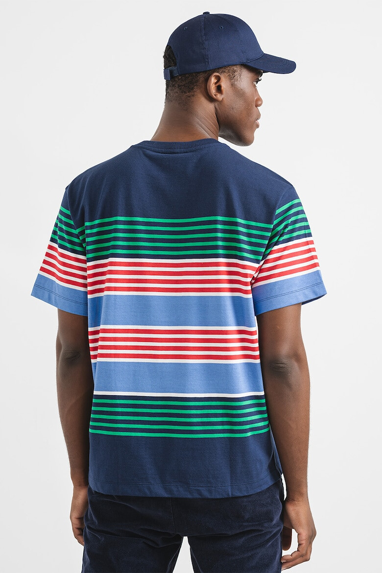 United Colors of Benetton Tricou de bumbac cu model in dungi - Pled.ro