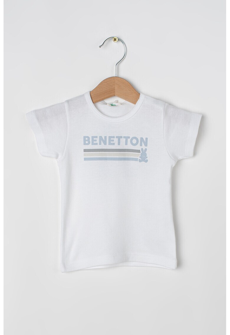 United Colors of Benetton Tricou din bumbac cu imprimeu logo - Pled.ro