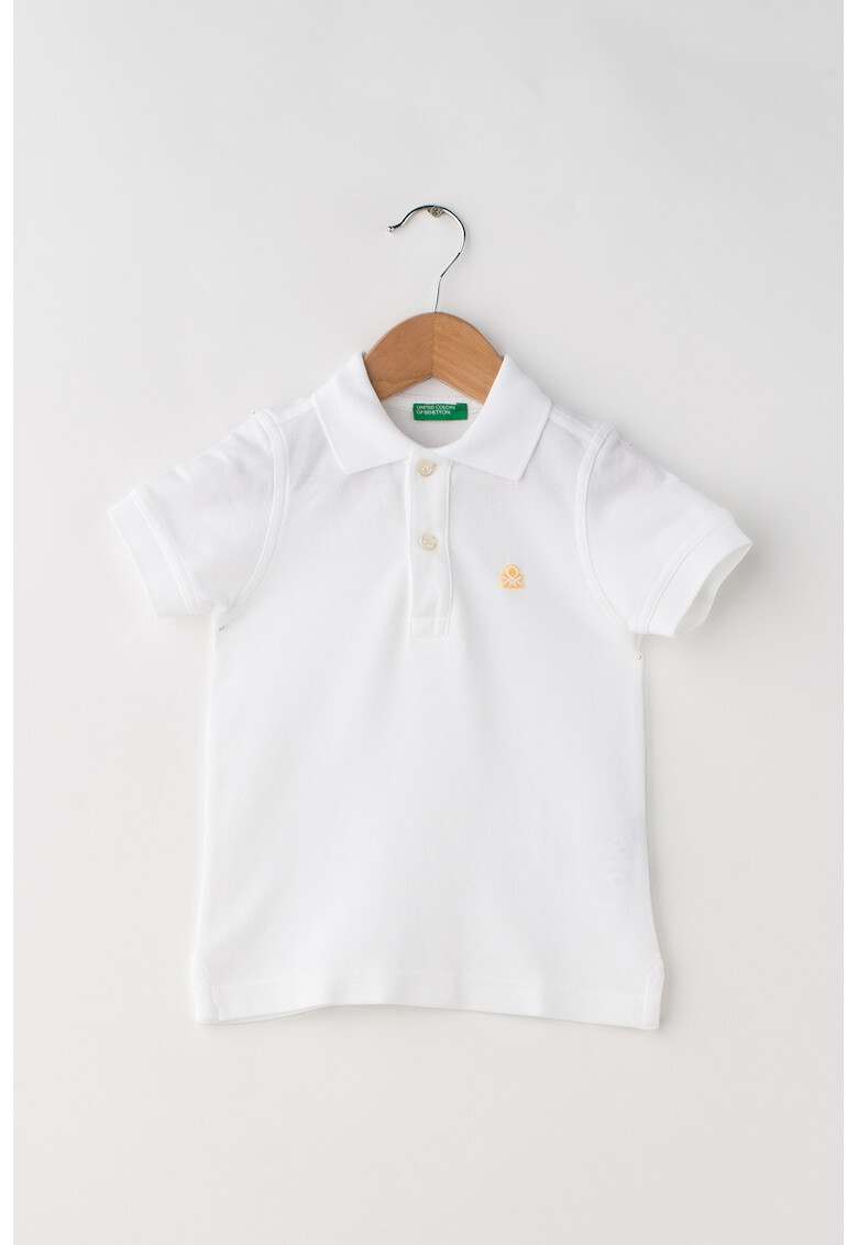 United Colors of Benetton Tricou polo cu broderie logo - Pled.ro