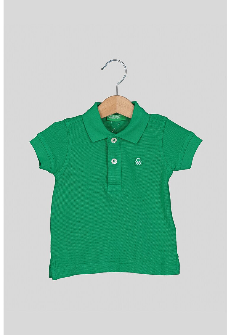 United Colors of Benetton Tricou polo cu slituri laterale - Pled.ro