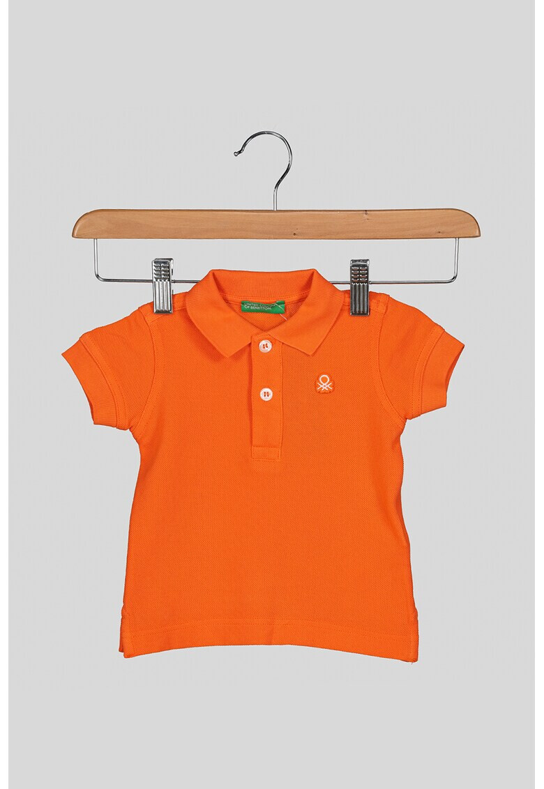 United Colors of Benetton Tricou polo cu slituri laterale - Pled.ro