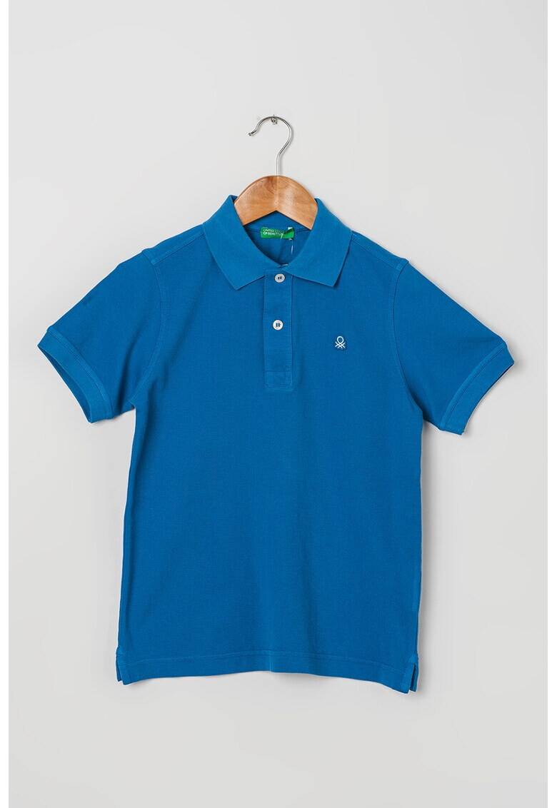 United Colors of Benetton Tricou polo din bumbac organic pique - Pled.ro