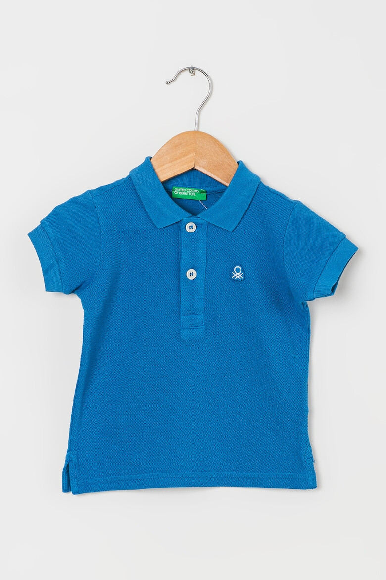 United Colors of Benetton Tricou polo din bumbac organic pique - Pled.ro