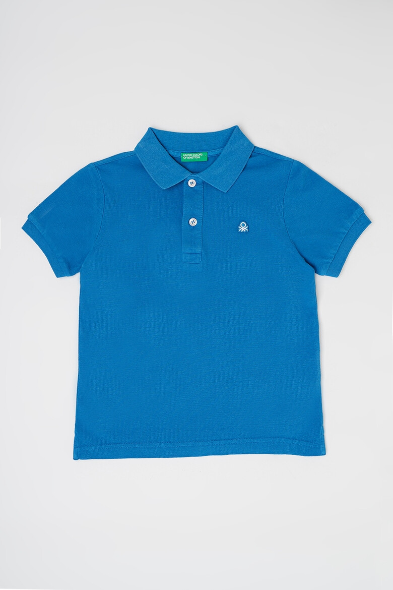 United Colors of Benetton Tricou polo din bumbac pique cu logo - Pled.ro