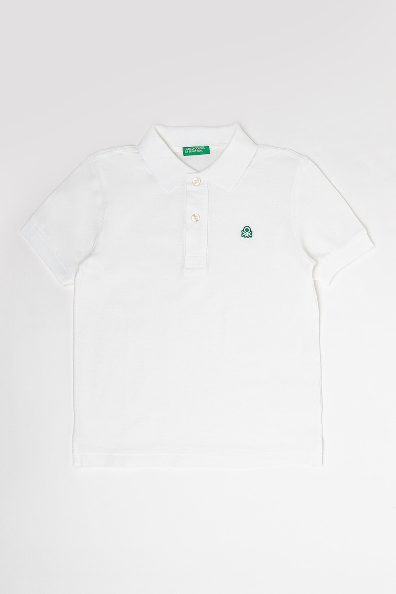 United Colors of Benetton Tricou polo din bumbac pique cu logo - Pled.ro