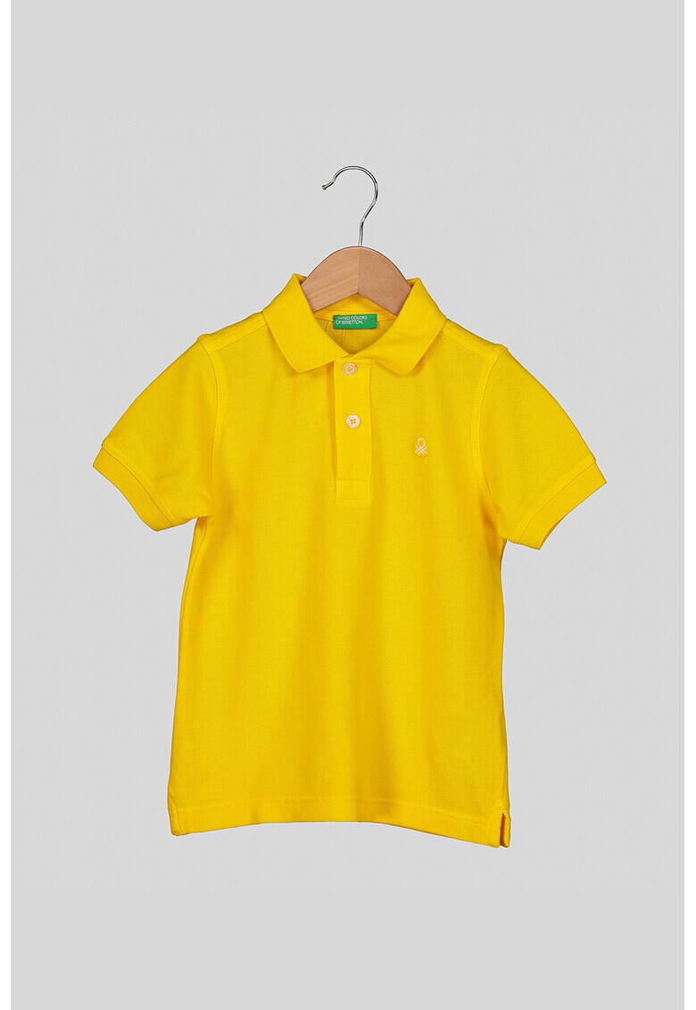 United Colors of Benetton Tricou polo din material pique - Pled.ro