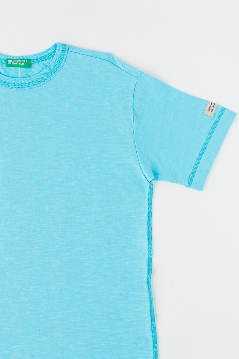 United Colors of Benetton Tricou uni de bumbac - Pled.ro