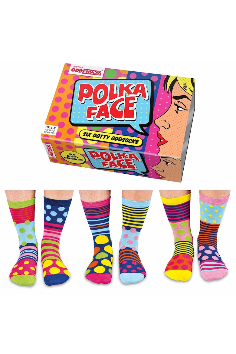 United OddSocks Set de sosete cu imprimeu personalizat - 6 piese - Pled.ro