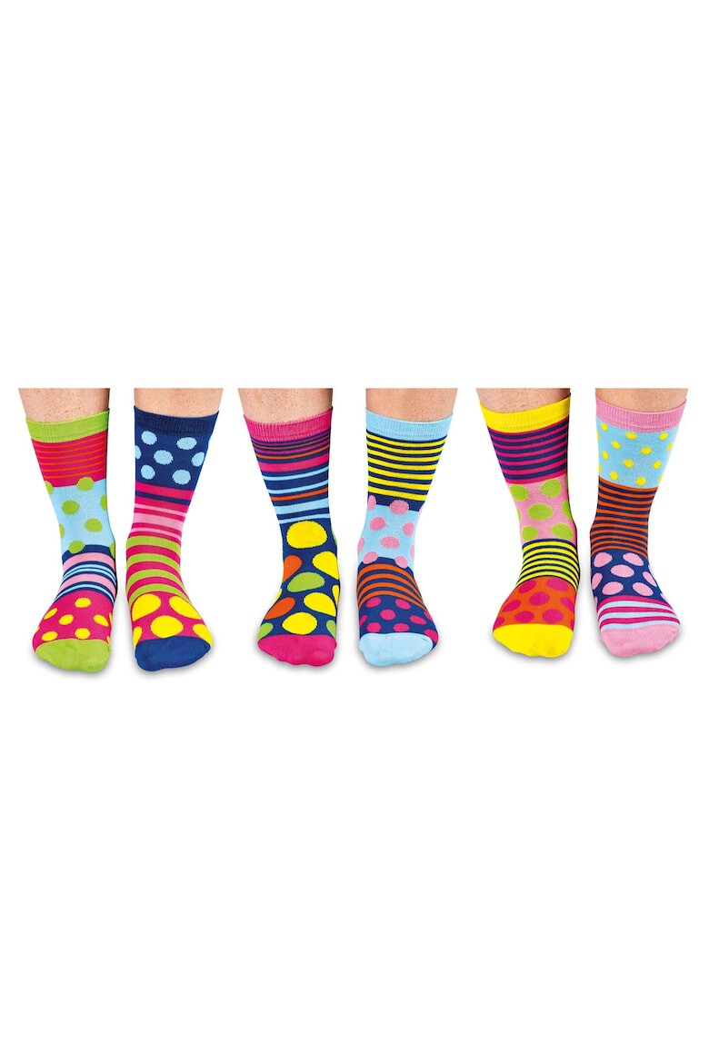 United OddSocks Set de sosete cu imprimeu personalizat - 6 piese - Pled.ro