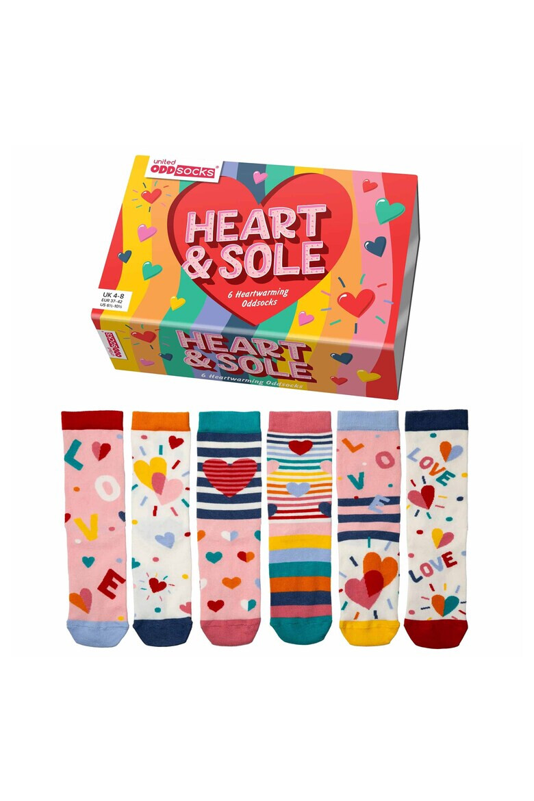 United OddSocks Set de sosete cu imprimeu personalizat - 6 piese - Pled.ro