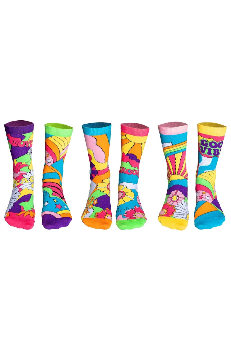 United OddSocks Set de sosete cu imprimeu personalizat - 6 piese - Pled.ro