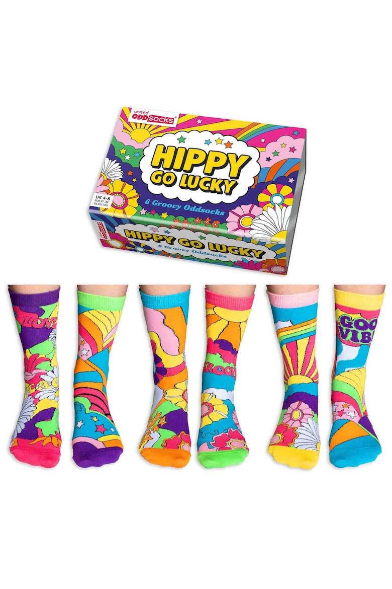 United OddSocks Set de sosete cu imprimeu personalizat - 6 piese - Pled.ro