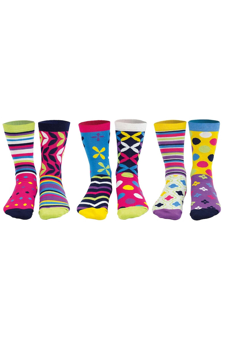 United OddSocks Set de sosete cu imprimeu personalizat - 6 piese - Pled.ro