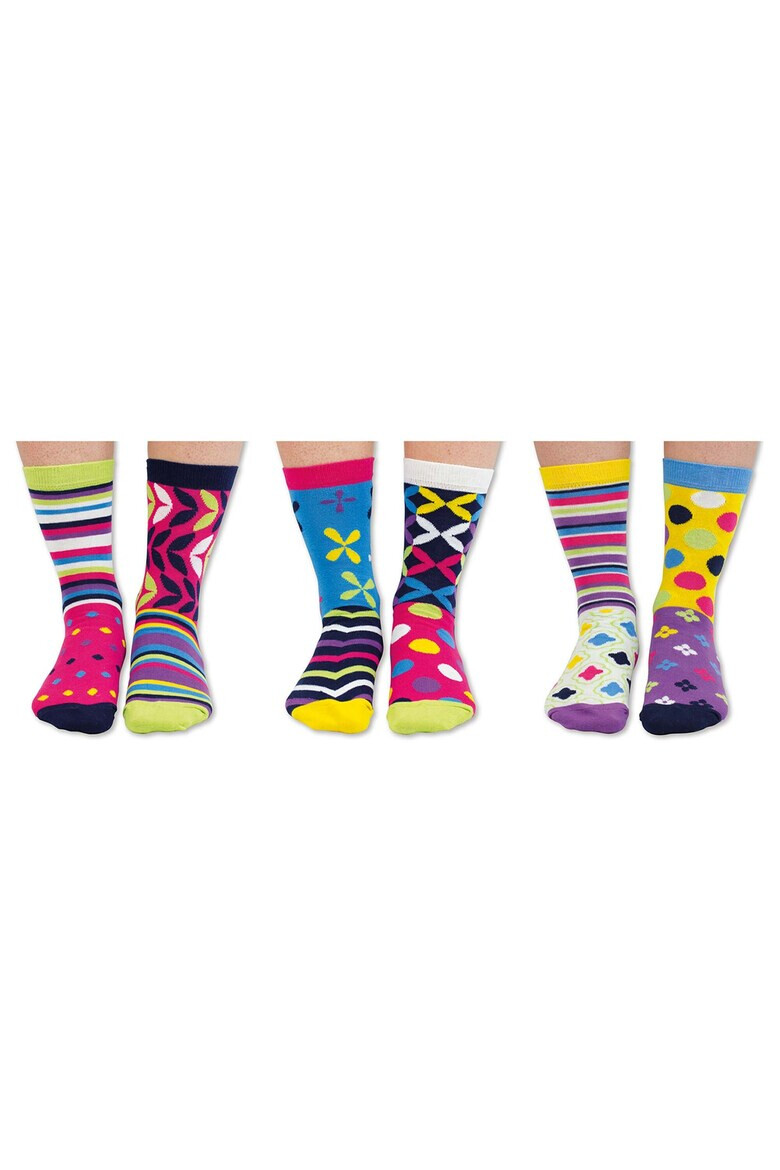 United OddSocks Set de sosete cu imprimeu personalizat - 6 piese - Pled.ro