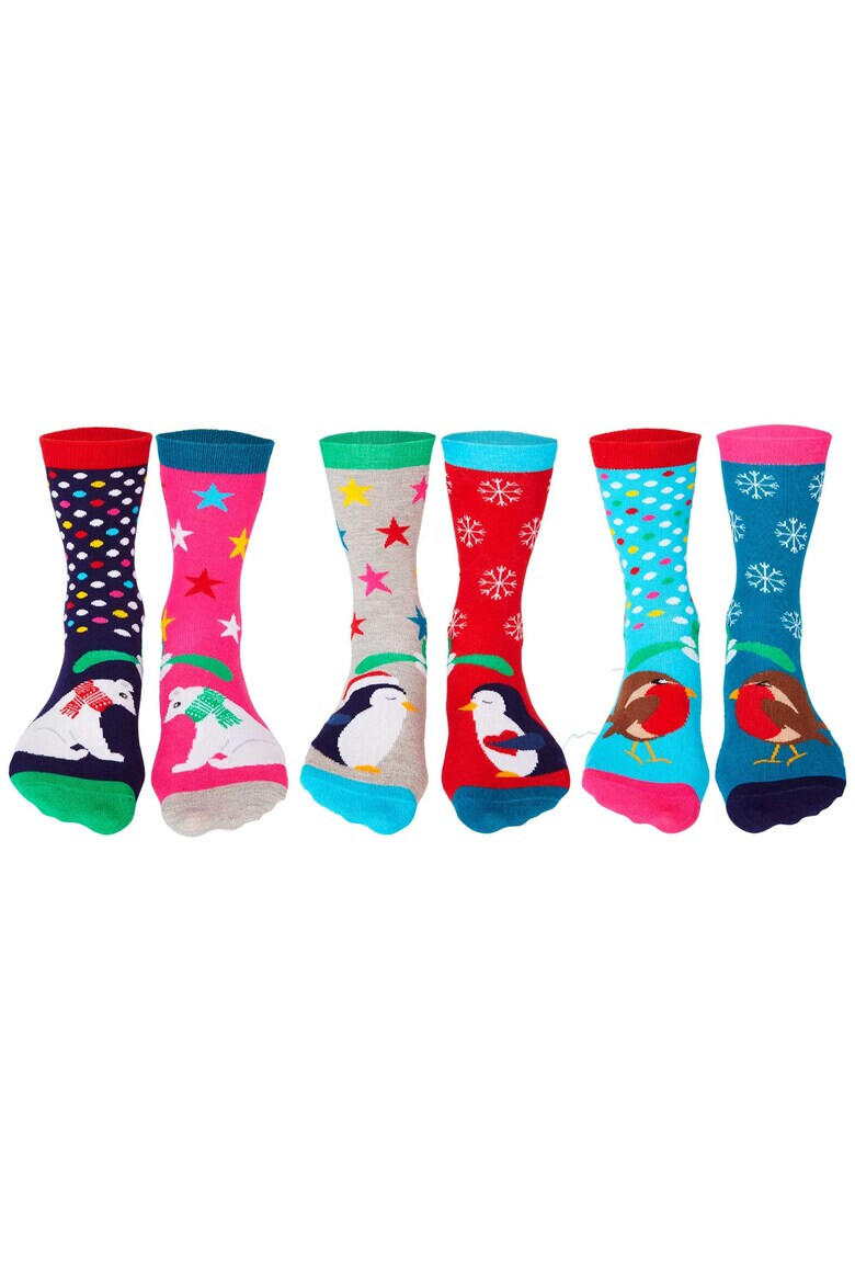 United OddSocks Set de sosete cu imprimeu personalizat - 6 piese - Pled.ro