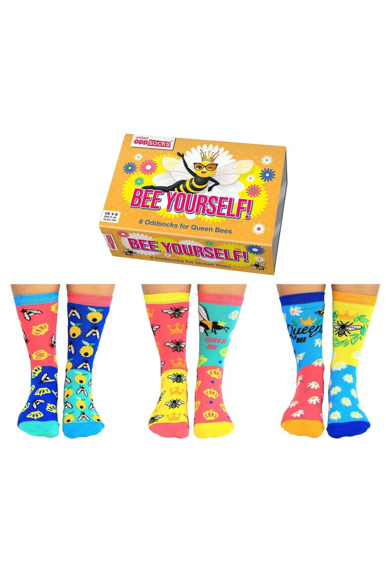 United OddSocks Set de sosete cu imprimeu personalizat - 6 piese - Pled.ro