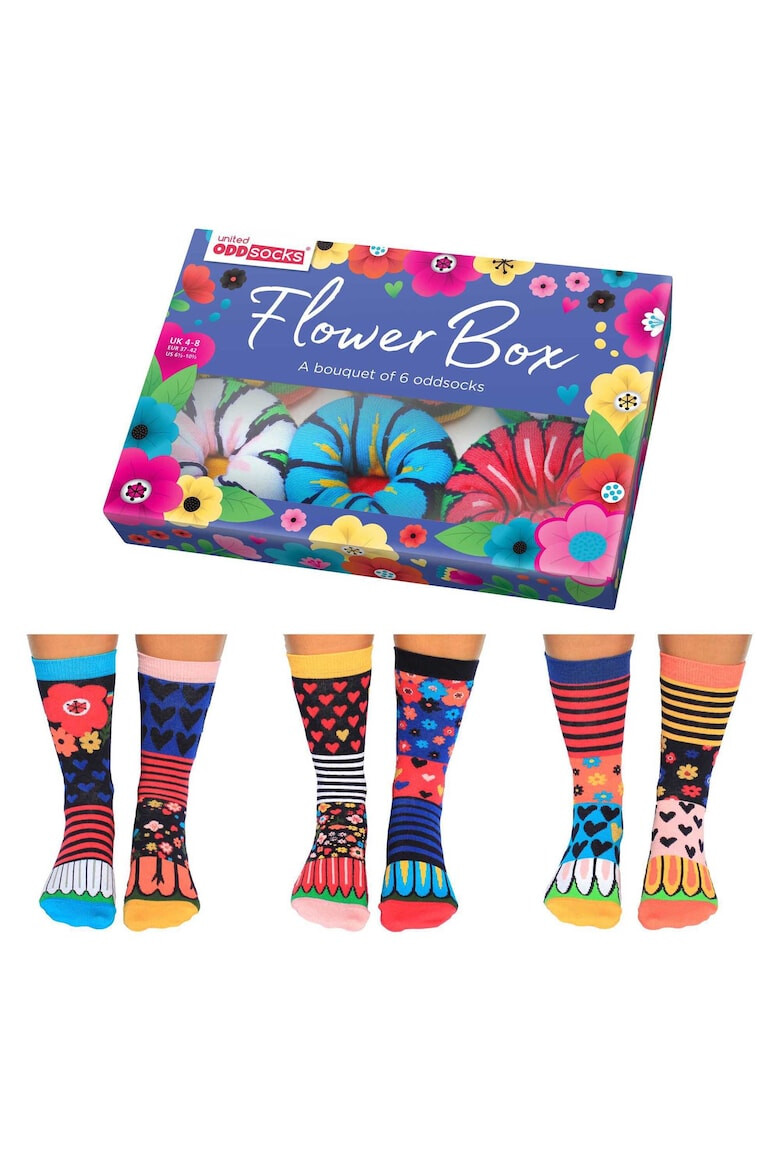 United OddSocks Set de sosete cu imprimeu personalizat - 6 piese - Pled.ro